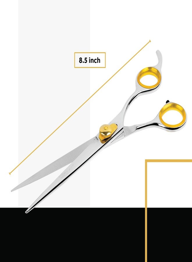Sharf Gold Touch 440c Japanese Stainless Steal Pet Grooming Shear, 8.5 Inch Straight - Image 4